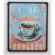 19.7 Inch H white/black canvas wall art