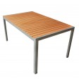 Yellow Faux Wood Table