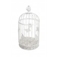 Cartrettes White Metal Bird Cage (Set of 3)