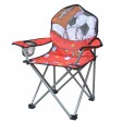 Jeco Kids Outdoor Folding Lawn and Camping Chair with Cup Holder,Sport Camp Chair