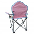 Jeco Kids Outdoor Folding Lawn and Camping Chair with Cup Holder, Cupcake Camp Chair