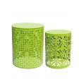S/2 PLANT STAND LIME GREEN