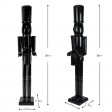 36inch wooden Black Soldier drummer Nutcracker