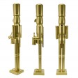 36inch wooden Gold Soldier drummer Nutcracker