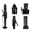 36inch wooden Black King  Nutcracker