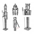 36inch wooden Silver King  Nutcracker