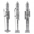 36inch wooden Silver King  Nutcracker