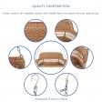 Honey Resin Wicker Porch Swing