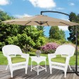 White Wicker Chair And End Table Set With Sage Green Chair Cushion