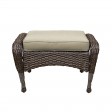 6pc Wicker Seating Set with Tan Cushions