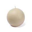 4 Inch Pale Ivory Citronella Ball Candles (2pc/Box)