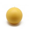 4 Inch Yellow Ball Candles (12pcs/Case) Bulk