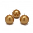 2 Inch Metallic Ball Candles (96pcs/Case) Bulk