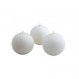 2 Inch White Citronella Ball Candles (12pc/Box)
