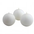 3 Inch White Citronella Ball Candles (6pc/Box)