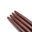 6 Inch Brown Taper Candles (144pcs/Case) Bulk