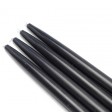 10 Inch Black Taper Candles (1 Dozen)