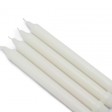 10 Inch White Formal Dinner Taper Candles