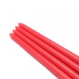 12 Inch Ruby Red Taper Candles (144pcs/Case) Bulk