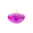 3 Inch Clear Purple Gel Floating Candles (6pc/Box)