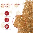 4ft. Pre-lit Champagne Tinsel tree