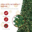 7ft. Prelit Christmas tree with Metal Stand