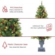 3-Piece 4ft. Christmas Tree and Holiday Wreath Set
