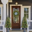3-Piece 4ft. Christmas Tree and Holiday Wreath Set