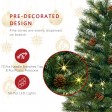 3FT H  FULL HARD NEEDLE ARTIFICIAL PORCH TREE WITH LIHGT