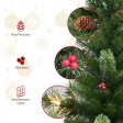 ADRIEL S/2 - 3.5FT  PRE-LIT  GREEN  POT TREE