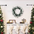 24 Inch White Wreath