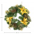 20 Inch Christmas Decorated Wreath