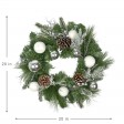 20 Inch Christmas Decorated Wreath