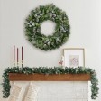 30 inch Eucalyptus Christmas Wreath with Lights