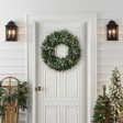 30 inch Eucalyptus Christmas Wreath with Lights