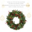 30 inch Christmas Wreath with Red Berries