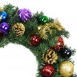 30 inch Christmas Wreath with Ornaments