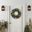 30 inch Christmas Wreath with Ornaments