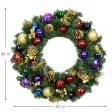 30 inch Christmas Wreath with Ornaments
