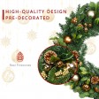 32 inch Christmas Wreath with Ornaments