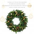 32 inch Christmas Wreath with Ornaments