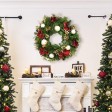 26 inch Christmas Wreath with Ornaments