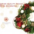 26 inch Christmas Wreath with Ornaments
