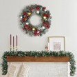 26 inch Christmas Wreath with Red Berries