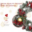 26 inch Christmas Wreath with Red Berries