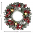 26 inch Christmas Wreath with Red Berries