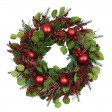 26 inch Eucalyptus Christmas Wreath with Red Berries