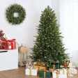24 inch Christmas Wreath with Pine Needles