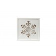 Wooden Illuminated Snowflake