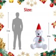 4FT Inflatable Polar Bear